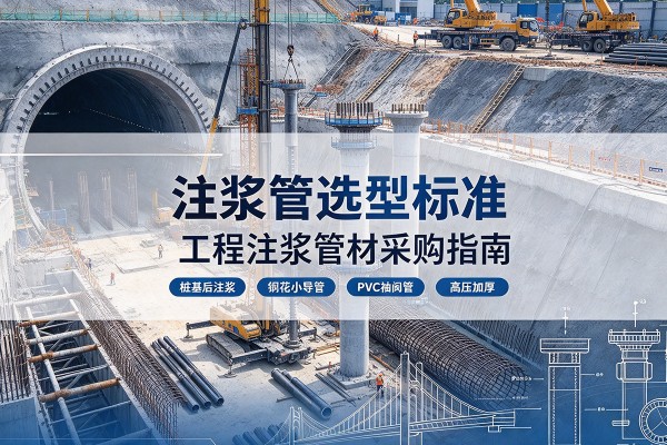 西乡塘注浆管选型标准